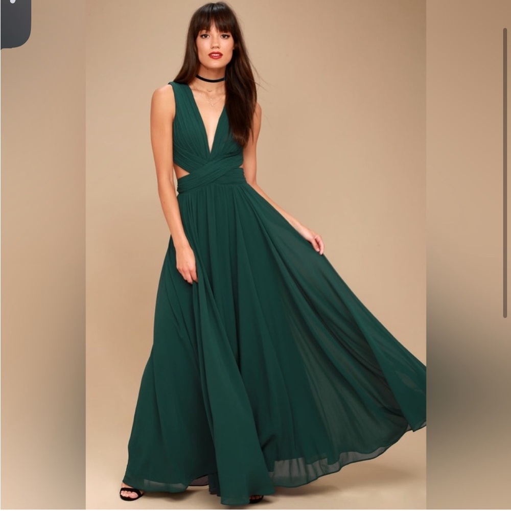 Vivid imagination cutout dress